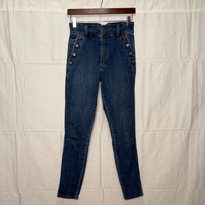 Articles Of Society High Rise Dark Blue Jeans